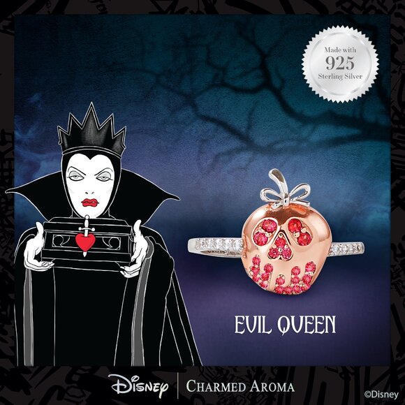 Disney Villians Snow White Poison Apple Ring, 925 Sterling Silver - Picture 10 of 10